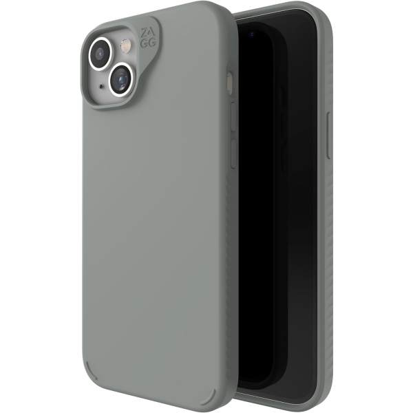 ZAGG Manhattan Snap Serisi Apple iPhone 15 Plus MagSafe Uyumlu Klf-Sage
