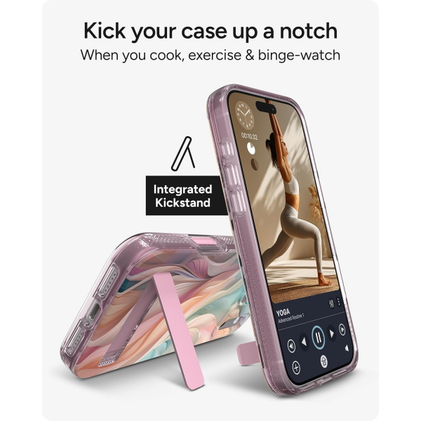 ZAGG Milan iPhone 18 Pro Max Standl� K�l�f-Feather Ethereal Essence