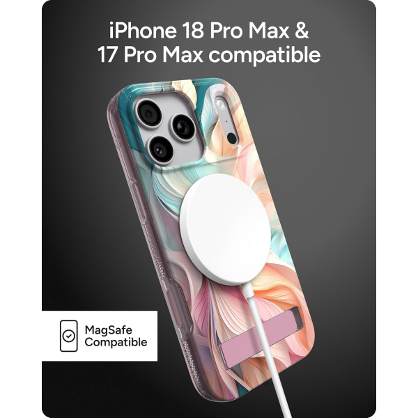 ZAGG Milan iPhone 18 Pro Max Standl� K�l�f-Feather Ethereal Essence