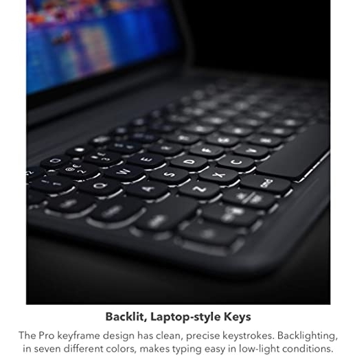 ZAGG Pro Keys Serisi iPad Pro Kablosuz Klavyeli Klf (12.9 in)