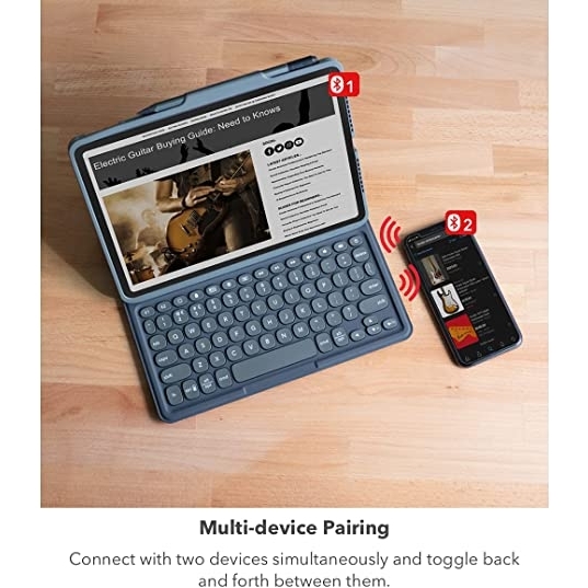 ZAGG Pro Keys Serisi iPad Pro Kablosuz Klavyeli Klf (10.2 in)