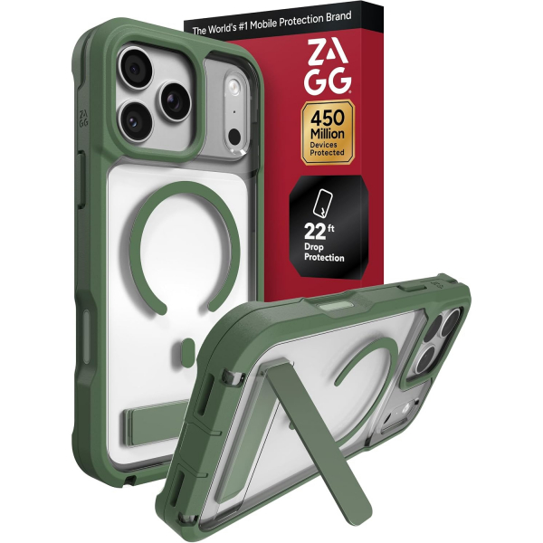 ZAGG Rainier iPhone 18 Pro Max Standl� K�l�f-Green