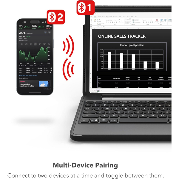 ZAGG iPad A16 Rugged Klavyeli Klf (10.9/11 in)