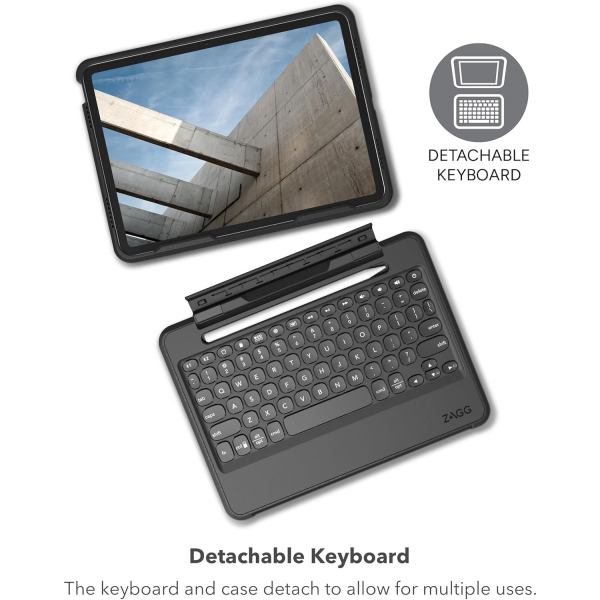 ZAGG iPad A16 Rugged Klavyeli Klf (10.9/11 in)