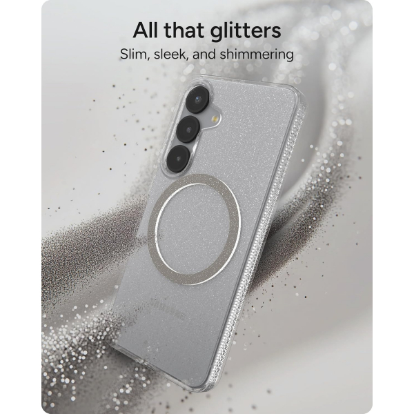 ZAGG Samsung Galaxy S25 Milan Snap Klf-Glitter Starlight 