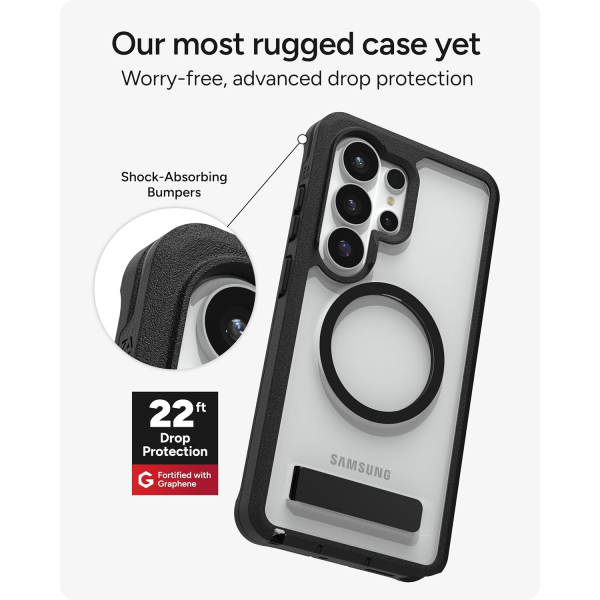 ZAGG Samsung Galaxy S26 Ultra Rainier Snap K�l�f-Black