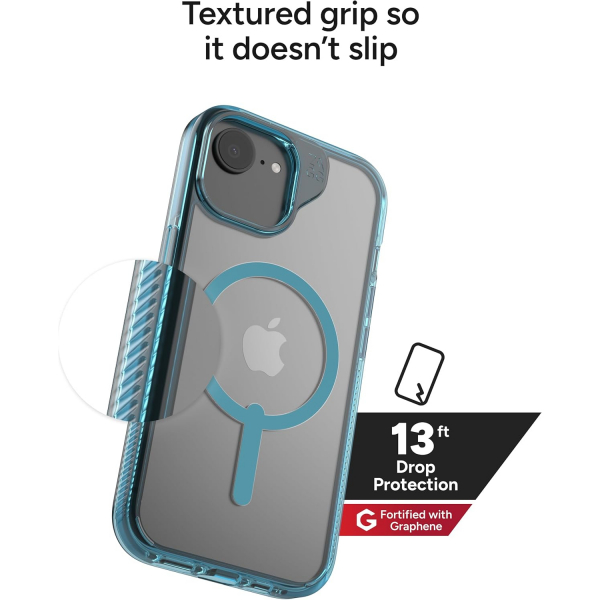 ZAGG iPhone 16e Santa Cruz Snap Klf -Retro Blue
