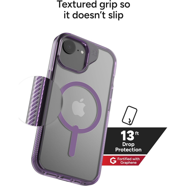 ZAGG iPhone 16e Santa Cruz Snap Klf -Purple