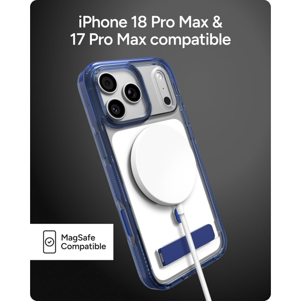 ZAGG Santa Cruz iPhone 18 Pro Max Standl� K�l�f-Luminous Blue
