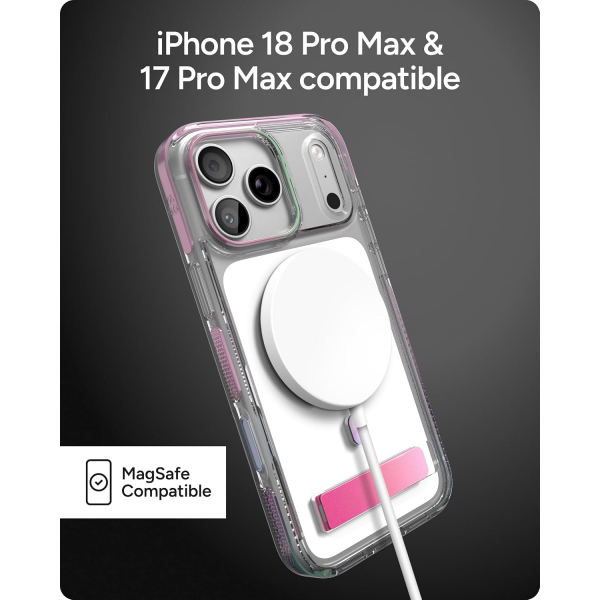 ZAGG Santa Cruz iPhone 18 Pro Max Standl� K�l�f-Opalescent