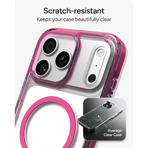 ZAGG Santa Cruz iPhone 18 Pro Max Standl� K�l�f-Raspberry Pink