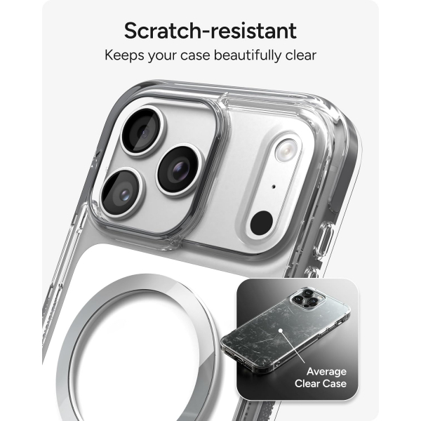 ZAGG Santa Cruz iPhone 18 Pro Max Standl� K�l�f-Silver