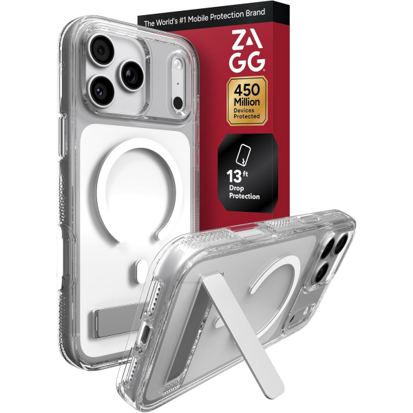 ZAGG Santa Cruz iPhone 18 Pro Max Standl� K�l�f-Clear