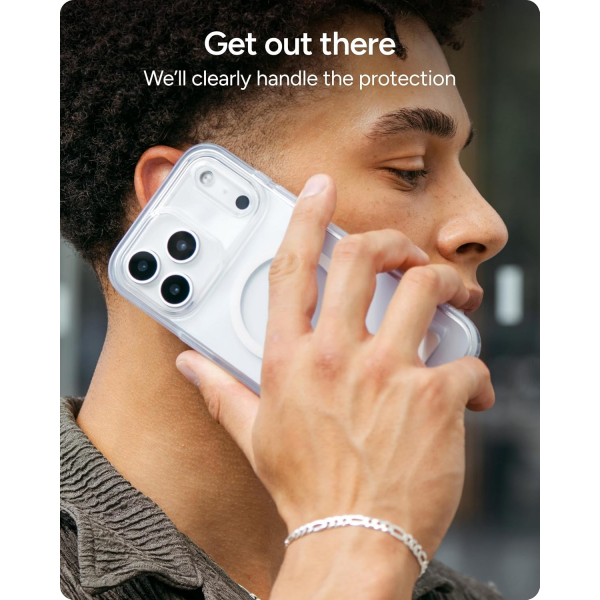 ZAGG Santa Cruz iPhone 18 Pro Max Standl� K�l�f-Clear