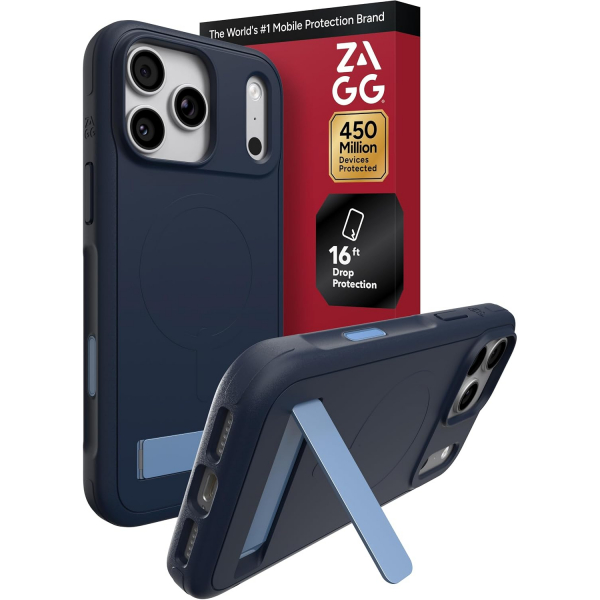 ZAGG Sedona iPhone 18 Pro Max Standl� K�l�f-Blue
