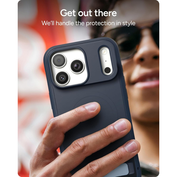 ZAGG Sedona iPhone 18 Pro Max Standl� K�l�f-Blue