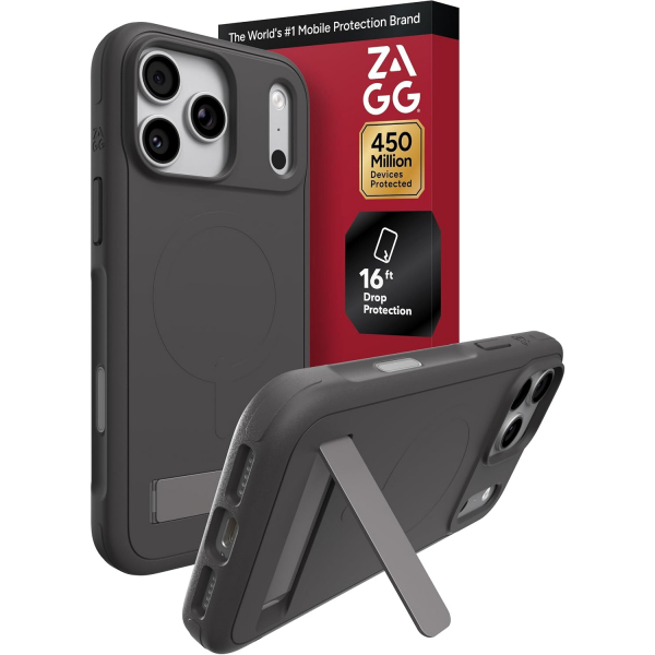 ZAGG Sedona iPhone 18 Pro Max Standl� K�l�f-Gray