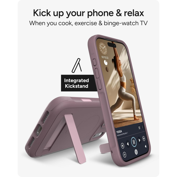 ZAGG Sedona iPhone 18 Pro Max Standl� K�l�f-Purple