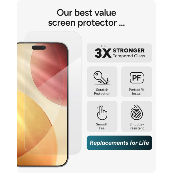 ZAGG iPhone 17 Pro Max Kamera Lens Ekran Koruyucu 