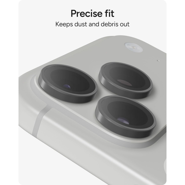ZAGG iPhone 18 Pro Kamera Lens Koruyucu-Silver