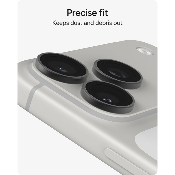 ZAGG iPhone 18 Pro Kamera Lens Koruyucu-Black