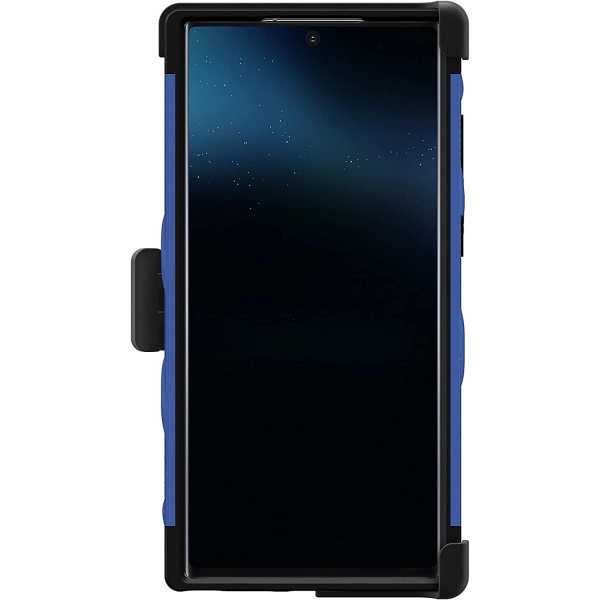 Zizo Bolt Serisi Samsung Galaxy S22 Ultra Klf (MIL-STD-810G)-Blue/Black