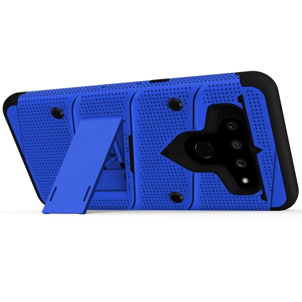 ZIZO LG V50 ThinQ Bolt Serisi Klf (MIL-STD-810G)-Blue