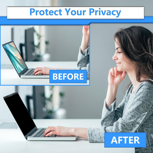 ZOEGAA Laptop Privacy Ekran Koruyucu (15.6 in)