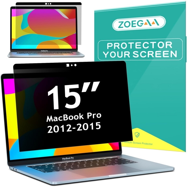 ZOEGAA Privacy MacBook Pro Ekran Koruyucu(15 in)