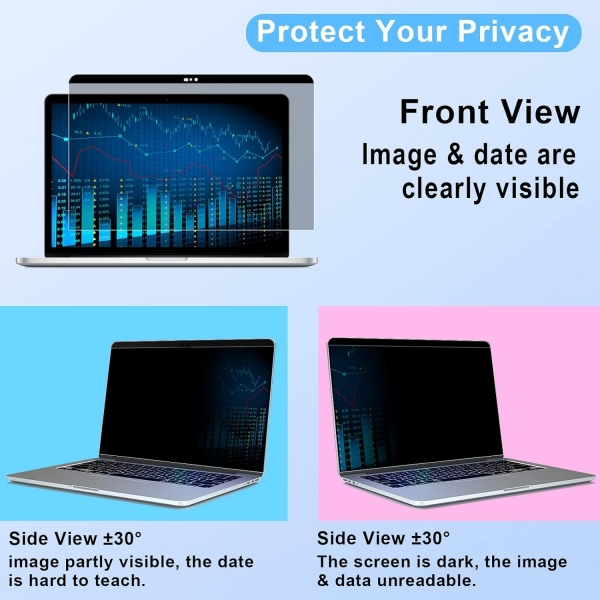ZOEGAA Privacy MacBook Pro Ekran Koruyucu(13 in)
