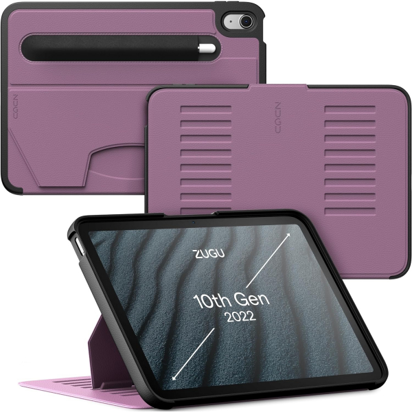 ZUGU CASE The Alpha iPad 10.Nesil Klf (10.9 in)-Berry Purple