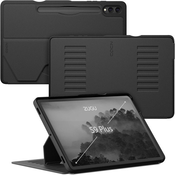 ZUGU CASE The Alpha Galaxy Tab S9 Plus Klf -Black