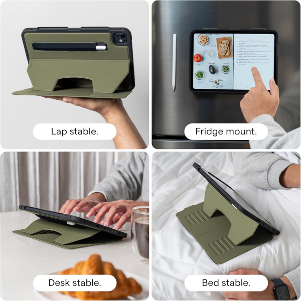 ZUGU CASE The Alpha iPad Air M2 Klf (13 in)-Olive Green 
