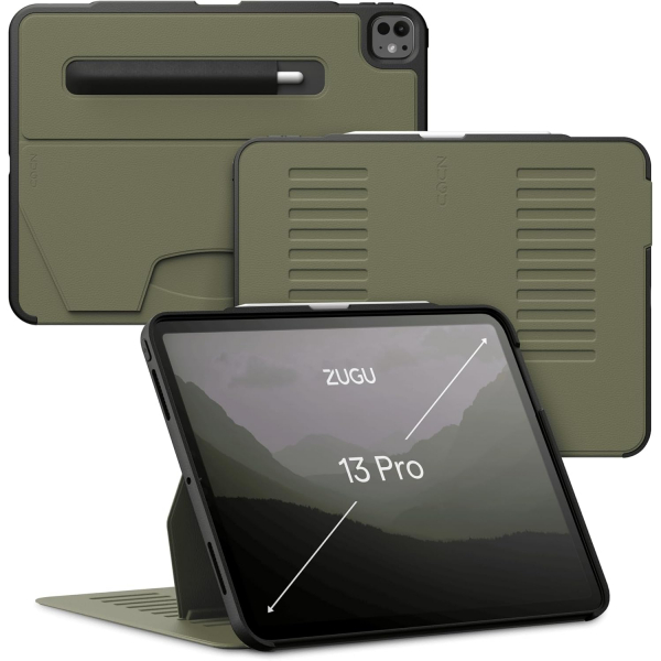 ZUGU CASE The Alpha iPad Pro M4 Klf (13 in)-Olive Green 