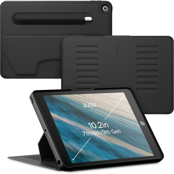 ZUGU CASE iPad Klf (10.2in)(7.Nesil)-Black