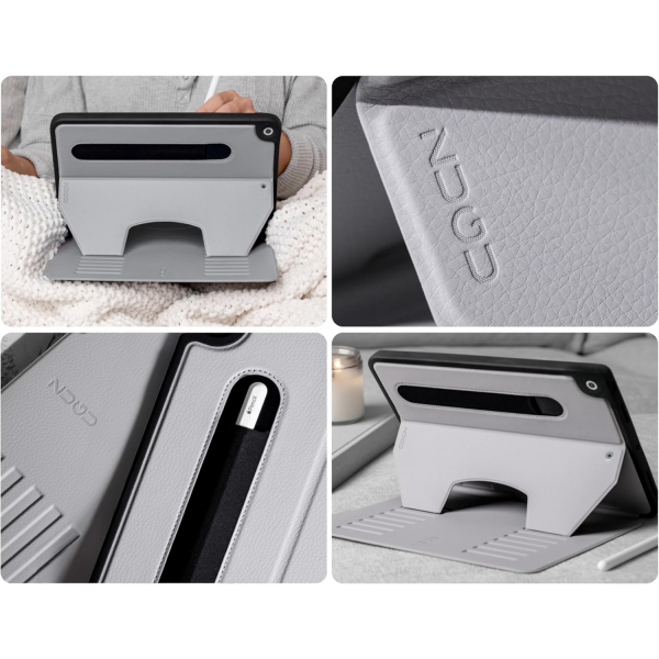 ZUGU CASE iPad Klf (10.2in)(7.Nesil)-Gray