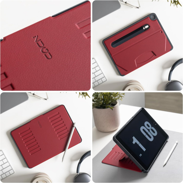 ZUGU CASE iPad Klf (10.2in)(7.Nesil)-Red
