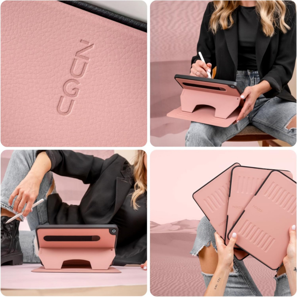 ZUGU CASE iPad Klf (10.2in)(7.Nesil)-Rose