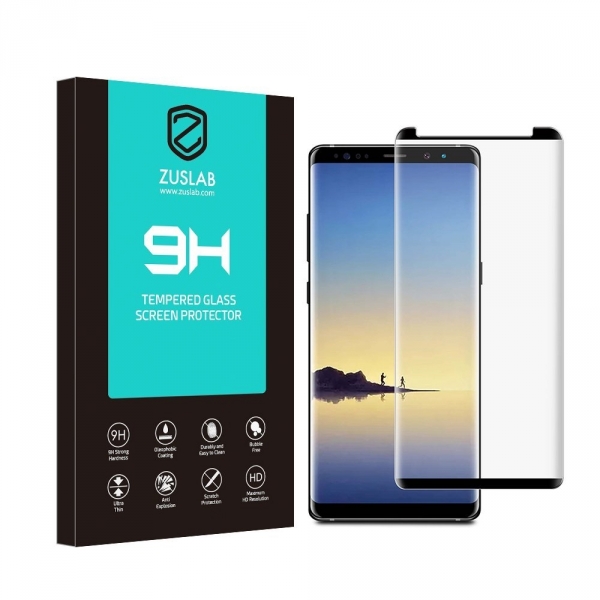ZUSLAB Samsung Galaxy Note 8 Cam Ekran Koruyucu (Siyah)