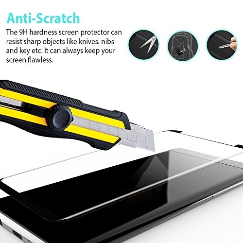 ZUSLAB Samsung Galaxy Note 8 Cam Ekran Koruyucu (Siyah)