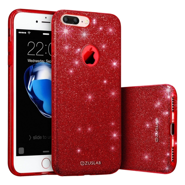 ZUSLAB iPhone 7 Plus Parltl Klf-Red