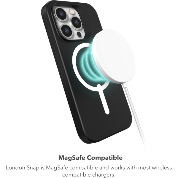 Zagg London Snap Apple iPhone 15 Pro Klf -Navy