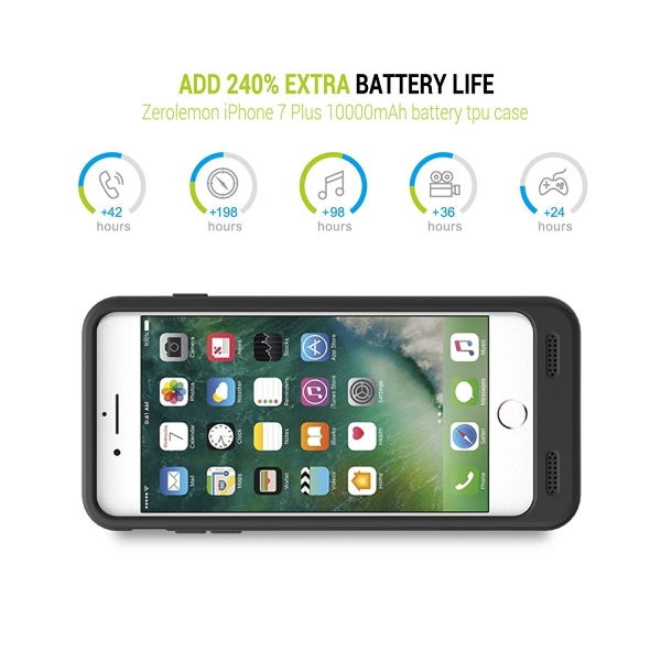 ZeroLemon iPhone 8 Plus Bataryal Klf (10000 mAh)