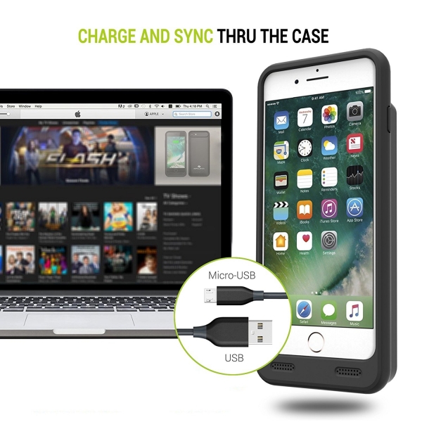 ZeroLemon iPhone 8 Plus Bataryal Klf (10000 mAh)