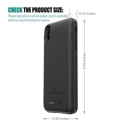 ZeroLemon Slim Juice iPhone X/XS Bataryal Klf (4000mAh)