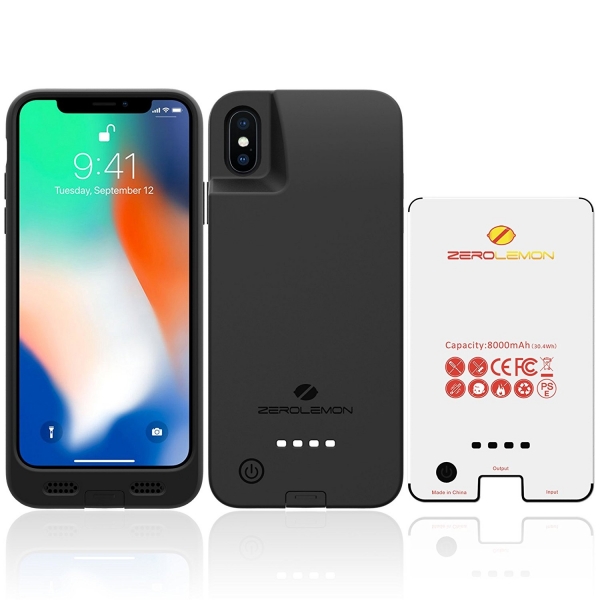 ZeroLemon iPhone X Bataryal Klf (8000 mAh)