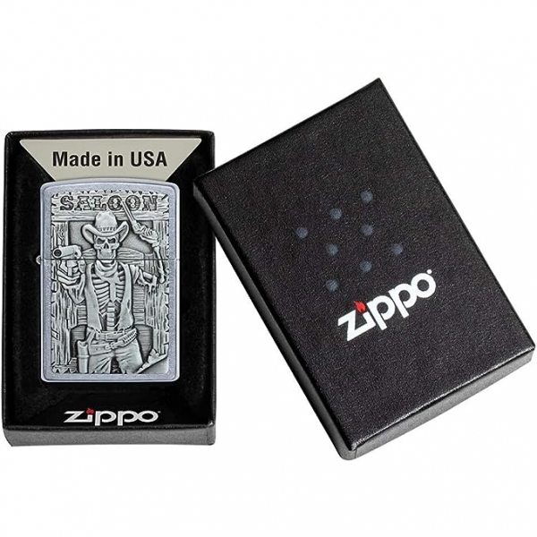 Zippo Krom Kafatas akmak 