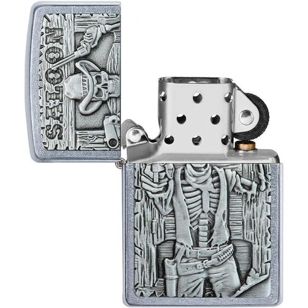 Zippo Krom Kafatas akmak 