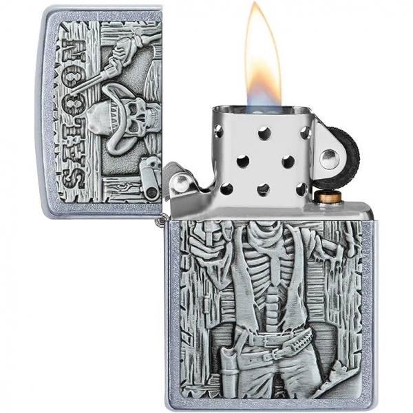 Zippo Krom Kafatas akmak 