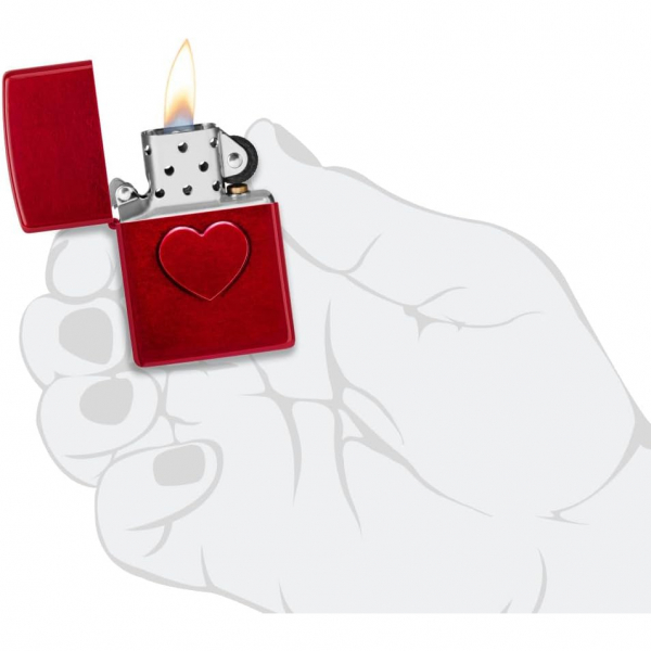 Zippo Damgal Kalp Tasarml akmak